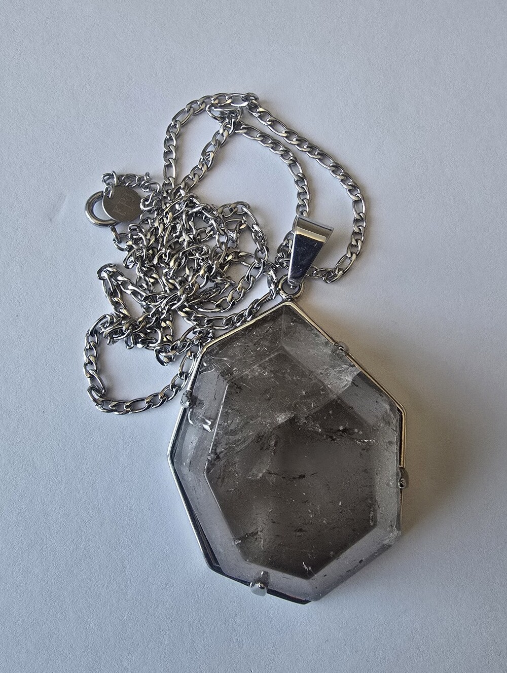 Rare Discontinued Smoky Quartz Veda Evil Pawn Jewelry Necklace - Picture 5 of 6
